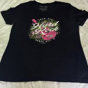 Hard Rock Tampa Black Graphic T-Shirt